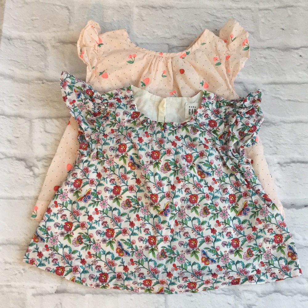 Baby Gap Girls summer Tops Size 18-24m